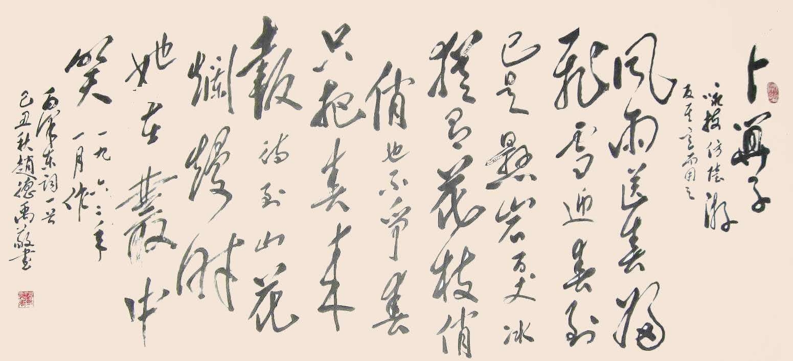 赵德禹作品3《卜算子 咏梅》